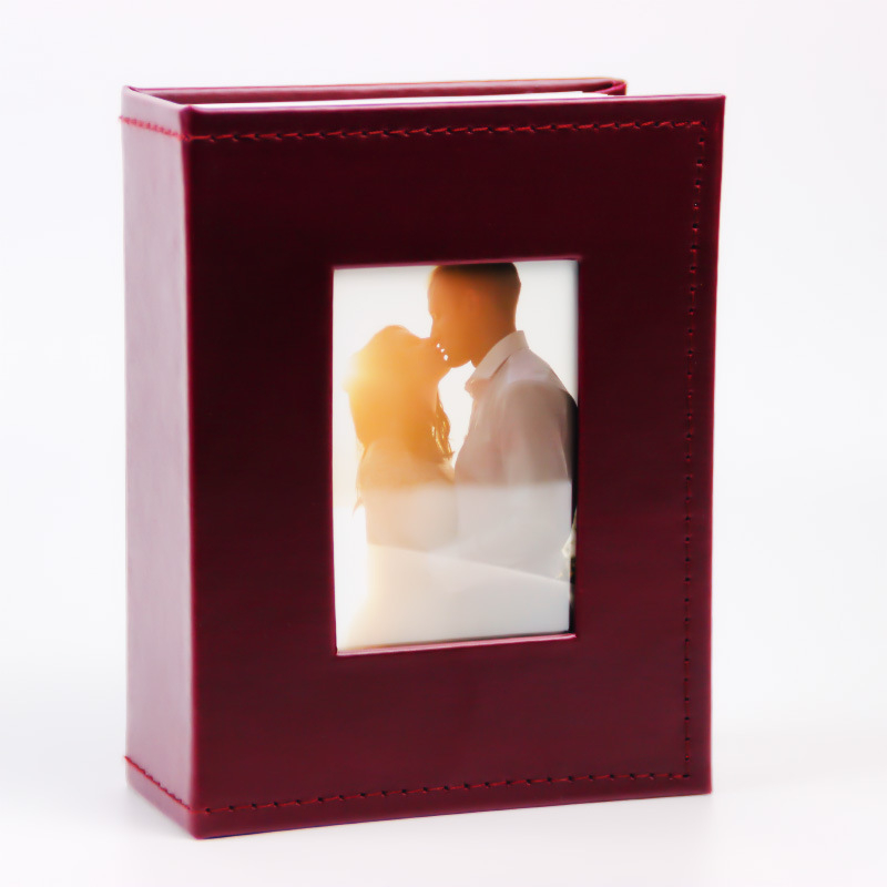 Фотоалбум с PU кожа, разделяеми страници, лепено подвързване, 50 страници, сватбен спомен