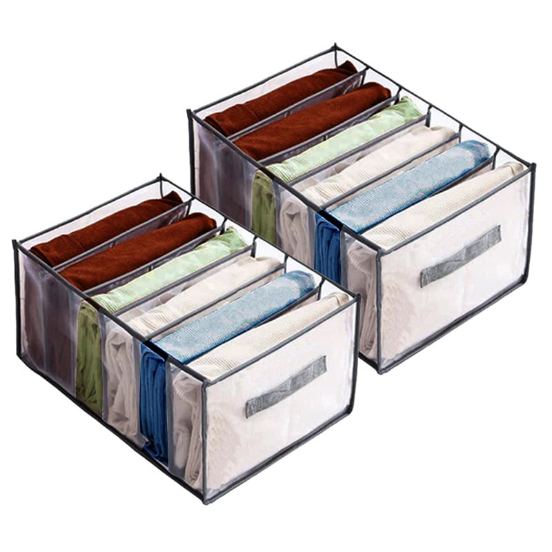 Cub de depozitare din plasă – nylon + plasă, organizator multipurpose pentru lenjerie și accesorii (model Mesh storage)