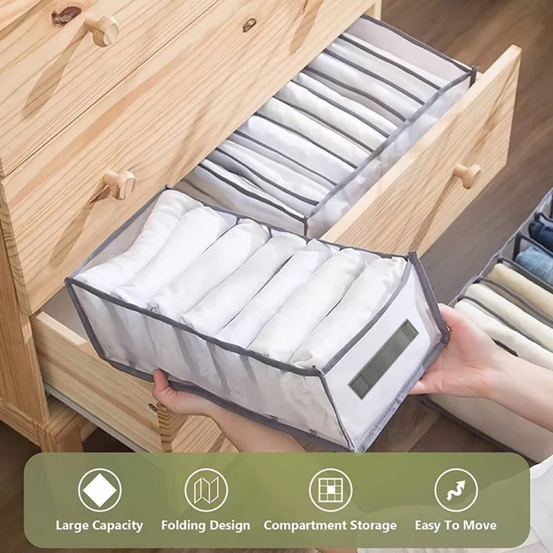 Cub de depozitare din plasă – nylon + plasă, organizator multipurpose pentru lenjerie și accesorii (model Mesh storage)