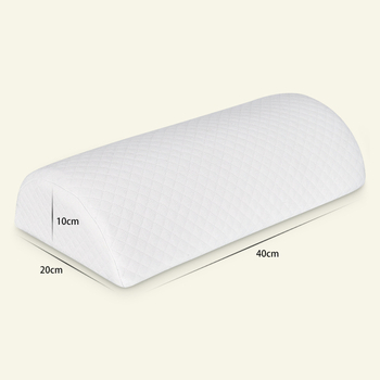 Възглавничка за крак с полумесна форма, памет пяна със забавено възстановяване, покритие полиестерно-памучно, пълнеж 100% полиуретан