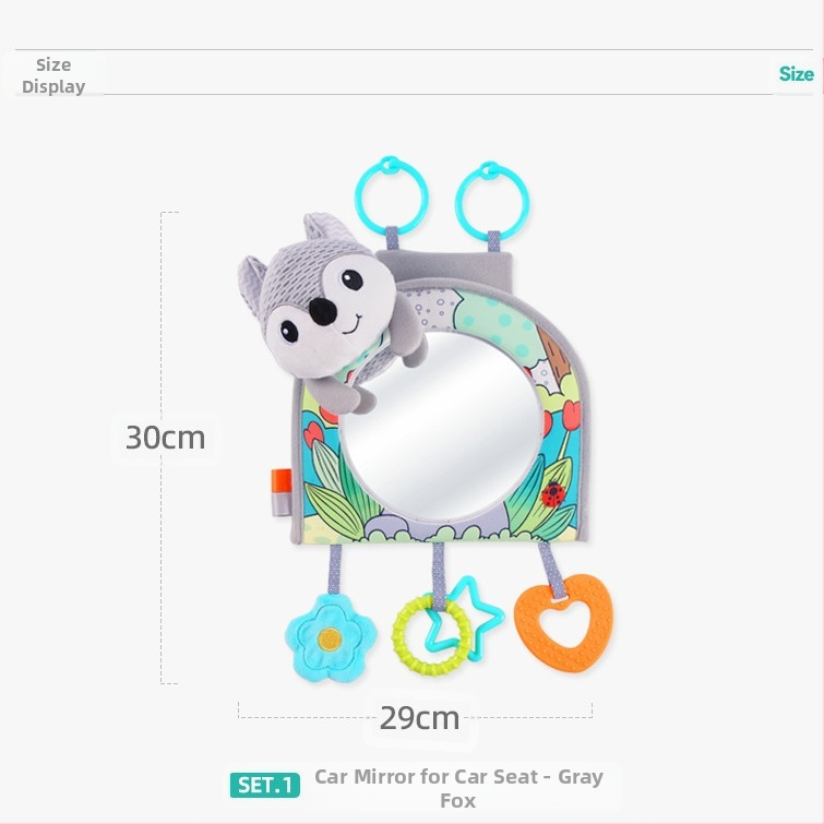 Pliušinė kabinama žaislas automobilių galinio vaizdo veidrodėliui kūdikiams 0–3 m. – raminanti dovana