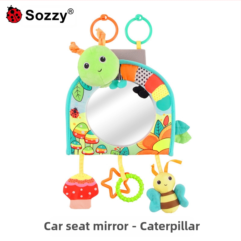 Pliušinė kabinama žaislas automobilių galinio vaizdo veidrodėliui kūdikiams 0–3 m. – raminanti dovana