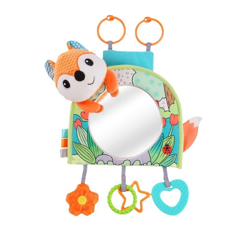 Pliušinė kabinama žaislas automobilių galinio vaizdo veidrodėliui kūdikiams 0–3 m. – raminanti dovana