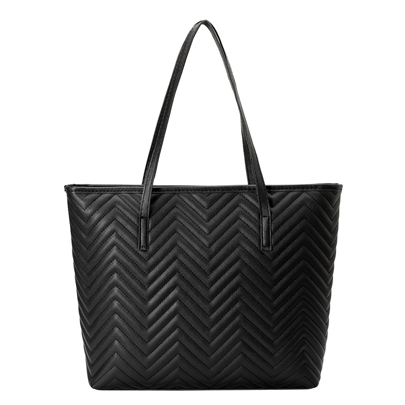 Tote táska Urban Simplicity PU anyag, vertikális négyszögletes forma, cipzár, háromdimenziós táska