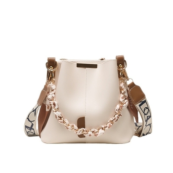 Τσάντα τύπου κουβά PU, αστικός μινιμαλισμός, τετράγωνο σχήμα, φερμουάρ, επένδυση πολυεστέρα, θήκη για κινητό, μια ιμάντας, καθημερινή χρήση