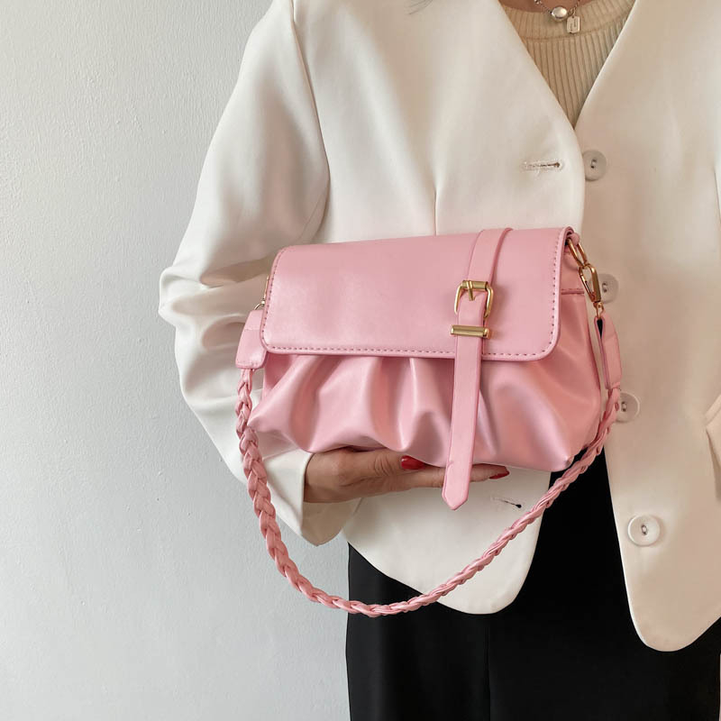 Sheng bangrong geantă PU în stil stradal, cu compartiment interior cu fermoar, construcție rigidă, pentru utilizare zilnică