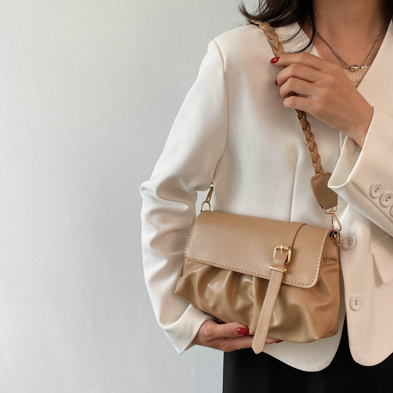 Sheng bangrong geantă PU în stil stradal, cu compartiment interior cu fermoar, construcție rigidă, pentru utilizare zilnică