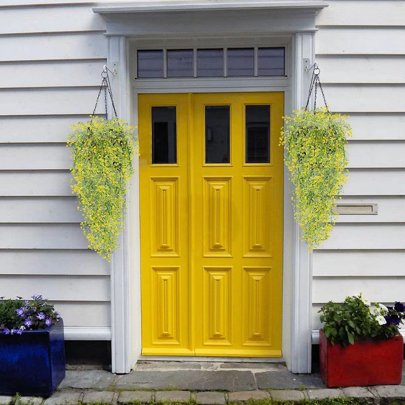 Mākslīgā karājamā auga — plastmasa, injekcijas formēšana, variants 1383493048, kāzēm, ārējai izmantošanai, fotogrāfiju rekvizīti un mājas dekoram