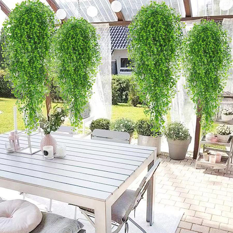 Mākslīgā karājamā auga — plastmasa, injekcijas formēšana, variants 1383493048, kāzēm, ārējai izmantošanai, fotogrāfiju rekvizīti un mājas dekoram