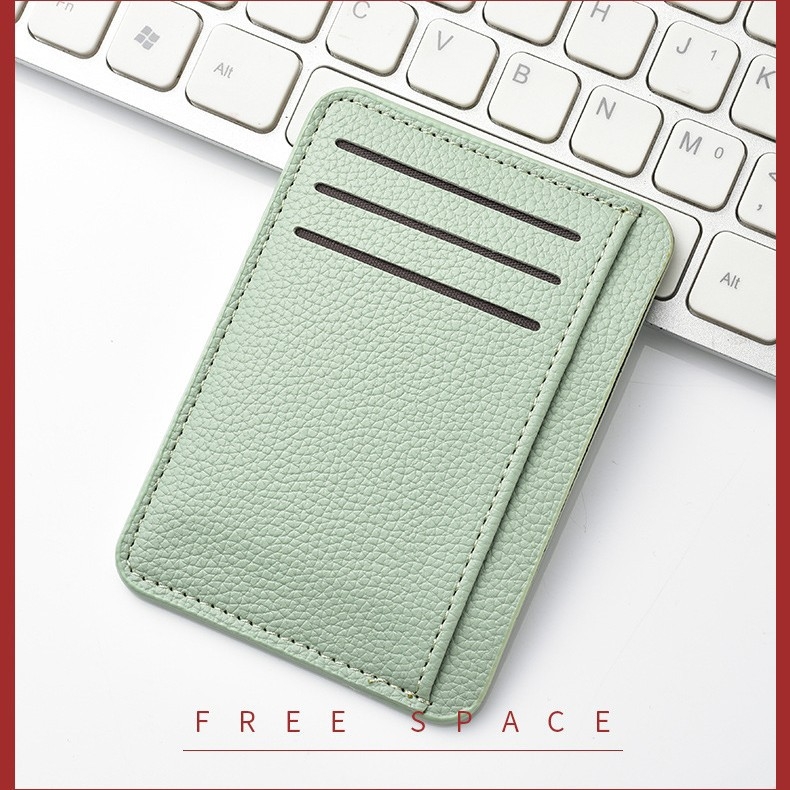 DEABOLAR PU ādas kartes maciņš 5 kartēm — Universāls, Ļoti viegls, Pret zādzībām