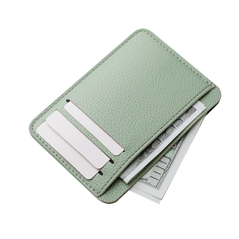 DEABOLAR PU ādas kartes maciņš 5 kartēm — Universāls, Ļoti viegls, Pret zādzībām