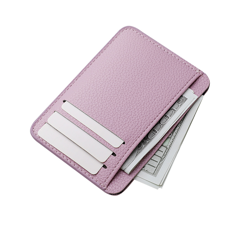 DEABOLAR PU ādas kartes maciņš 5 kartēm — Universāls, Ļoti viegls, Pret zādzībām