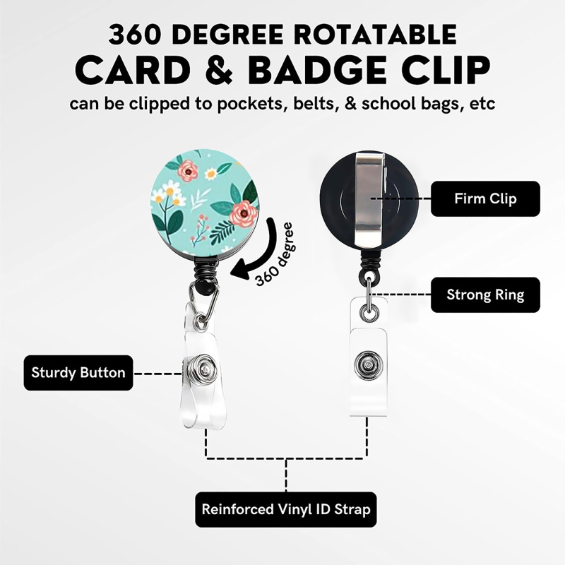 Dole πλαστική θήκη για κάρτες με σχέδιο φύλλων λουλουδιών; δυνατότητα ιδιωτικής ετικέτας; μοντέρνο μινιμαλιστικό στυλ.