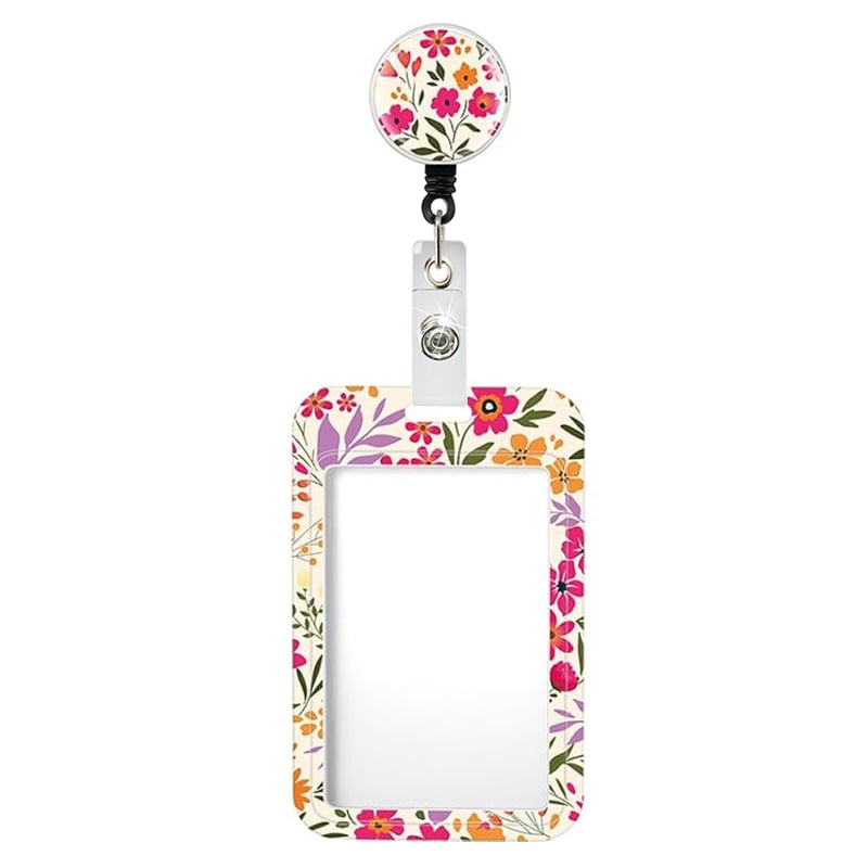 Dole πλαστική θήκη για κάρτες με σχέδιο φύλλων λουλουδιών; δυνατότητα ιδιωτικής ετικέτας; μοντέρνο μινιμαλιστικό στυλ.