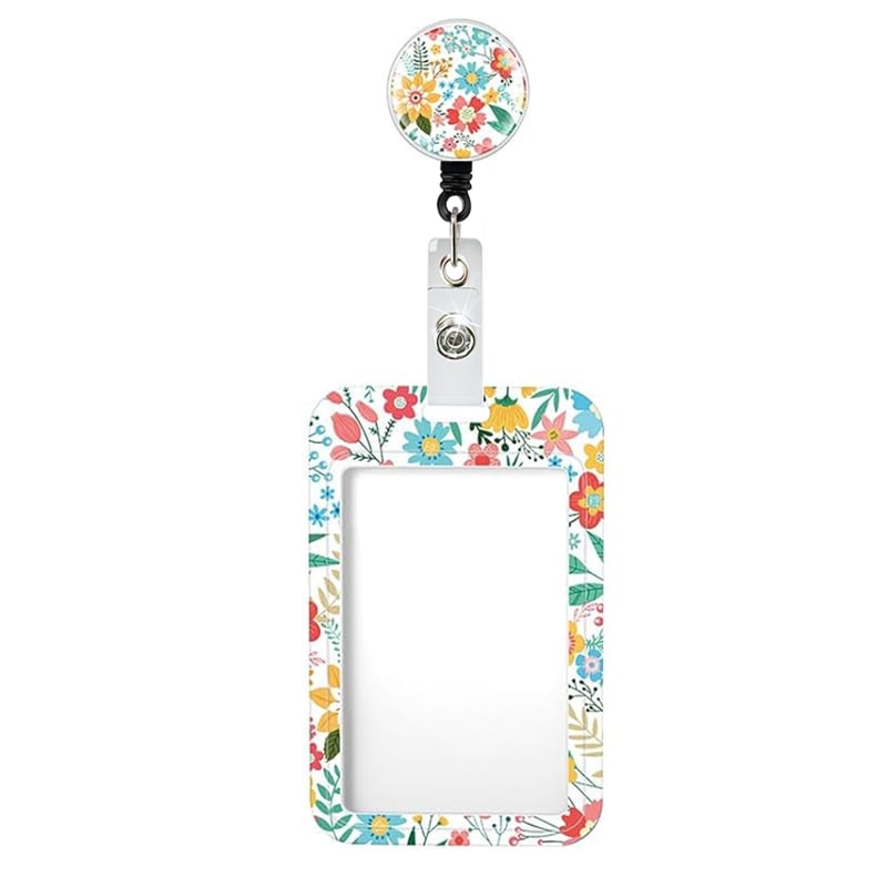 Dole πλαστική θήκη για κάρτες με σχέδιο φύλλων λουλουδιών; δυνατότητα ιδιωτικής ετικέτας; μοντέρνο μινιμαλιστικό στυλ.