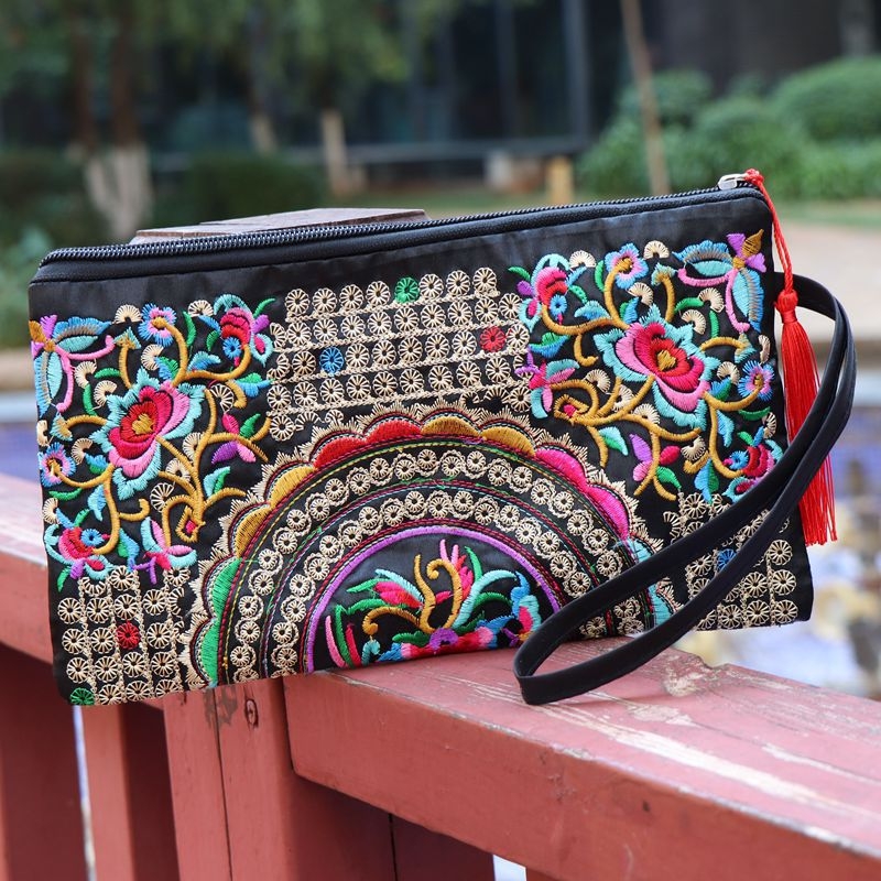 Drobės telefono krepšys, minkštas, horizontalaus kvadrato formos su užtrauktuku, kasdieniam naudojimui