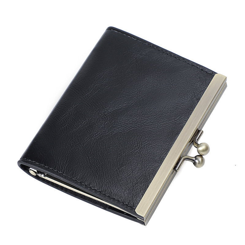 Moterų kortelių dėklas iš natūralios odos, daug kortelių kiščių, Modelis Q055 (natūrali oda; karvių oda; vienos spalvos; moterims; Q055)