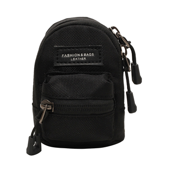 Детска мини чанта през рамо с леопардов принт, нейлон материал, полиестер подплата, модерен стил за ежедневна употреба