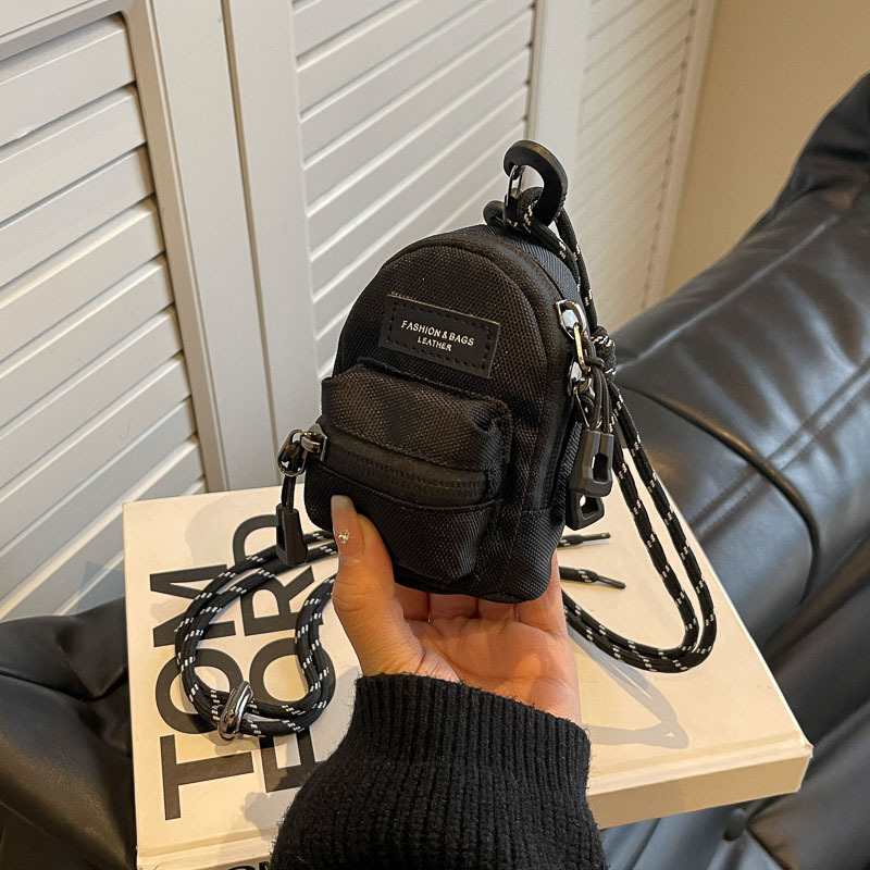 Детска мини чанта през рамо с леопардов принт, нейлон материал, полиестер подплата, модерен стил за ежедневна употреба