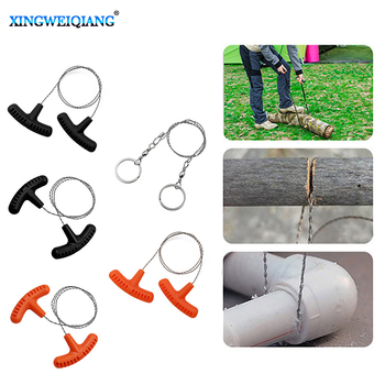 Неръждаема стомана - ръчно дърпана телена резачка – мултифункционална мини джобна резачка за къмпинг и оцеляване