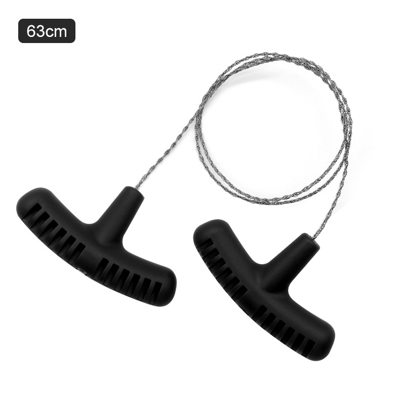 Неръждаема стомана - ръчно дърпана телена резачка – мултифункционална мини джобна резачка за къмпинг и оцеляване