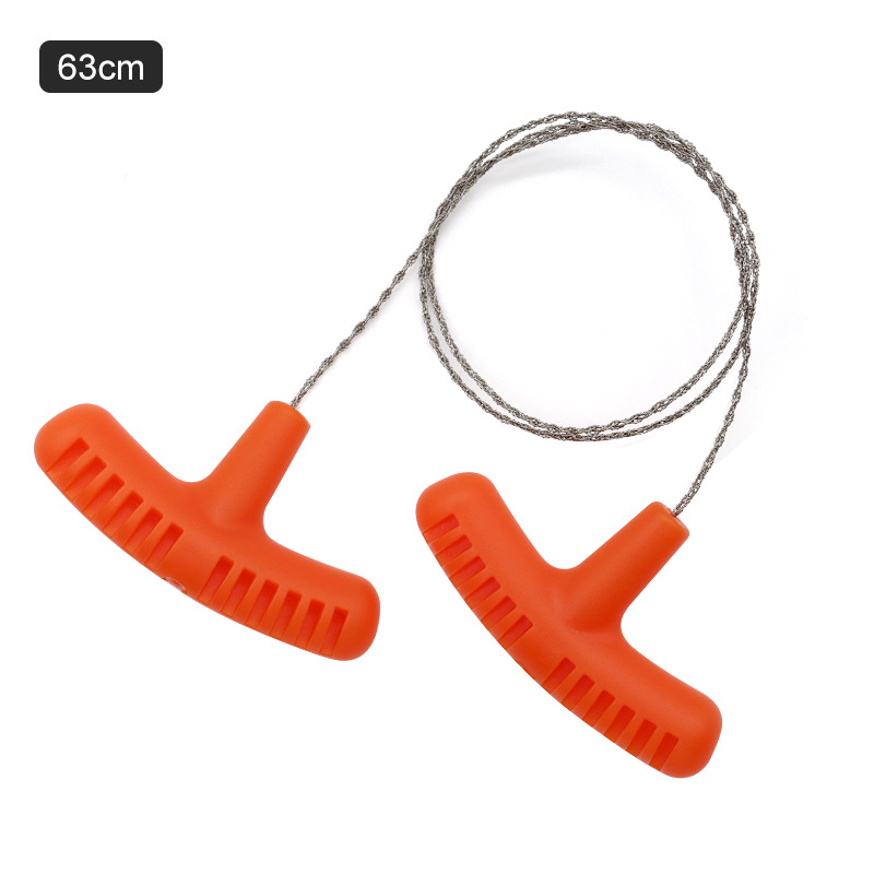 Неръждаема стомана - ръчно дърпана телена резачка – мултифункционална мини джобна резачка за къмпинг и оцеляване