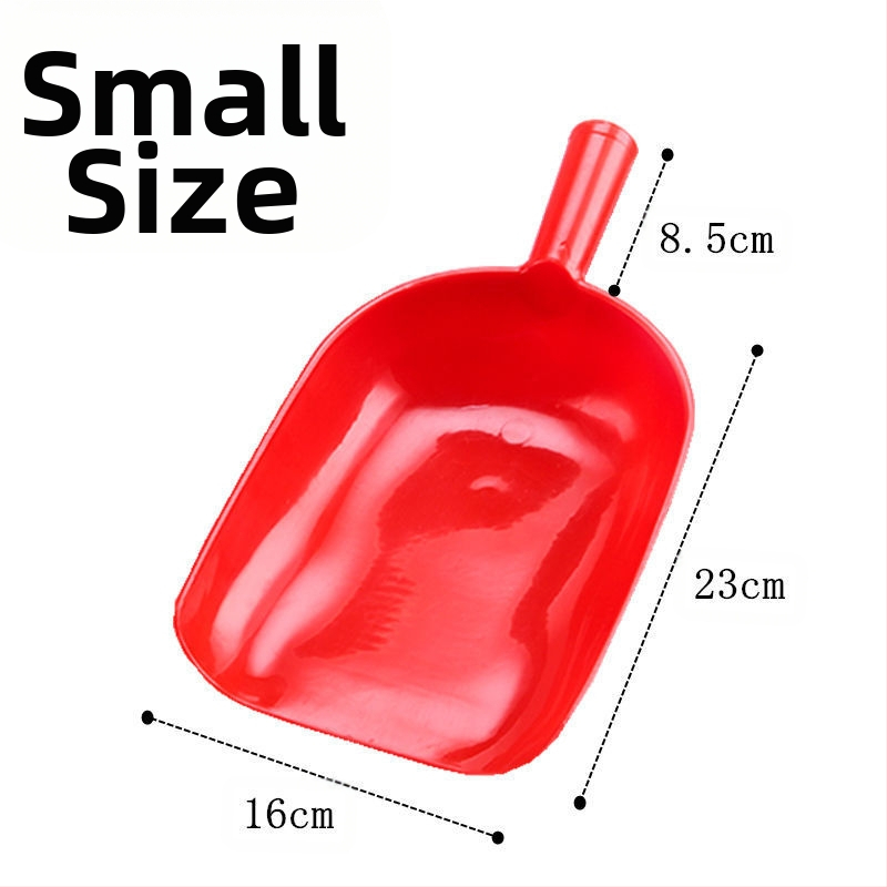 Plokščio dugno kruopoms ir miltams šaukštas, storintas virtuvės įrankis