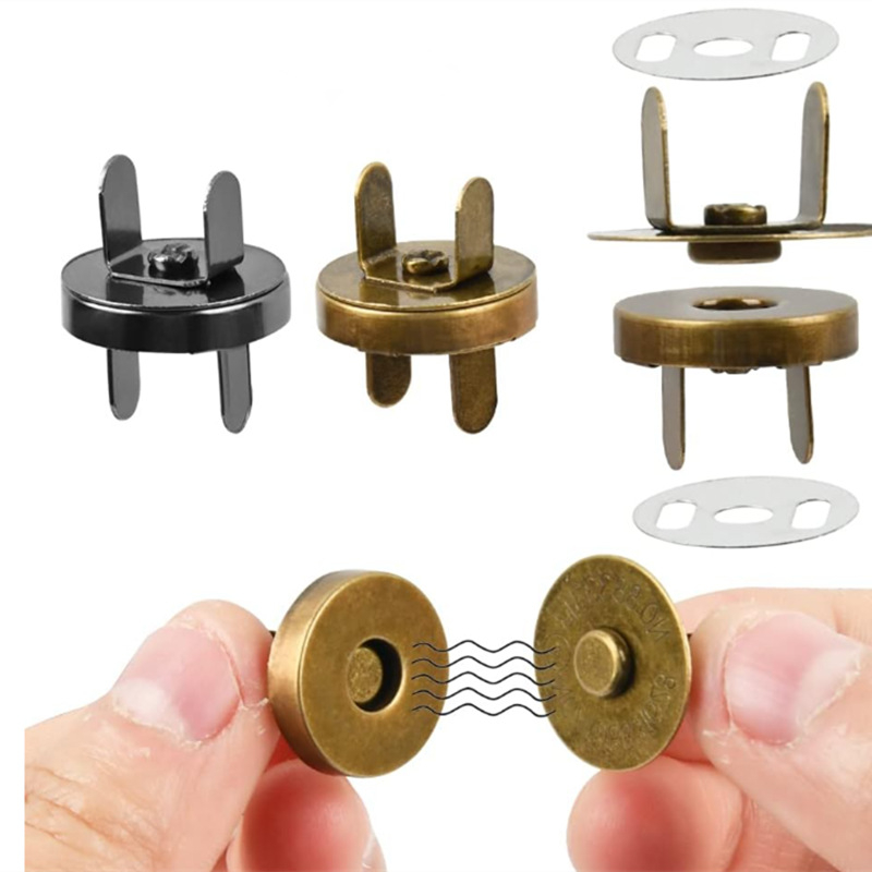 Metalo magnetinis sagčių komplektas su kojelėmis krepšiams ir batų dėžėms