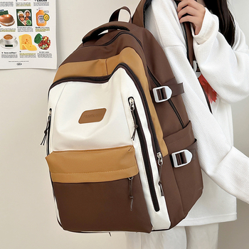 Σακίδιο πλάτης με μεγάλη χωρητικότητα για ταξίδια και σχολείο; νάιλον ύλικό; διαπνεόμενο, εξαιρετικά ελαφρύ σχέδιο; καμπύλοι ιμάντες ώμου