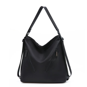 Γυναικεία PU Tote τσάντα, αστικός μινιμαλισμός, φερμουάρ, πολυεστερική επένδυση, οριζόντιος τετράγωνος σχήμα