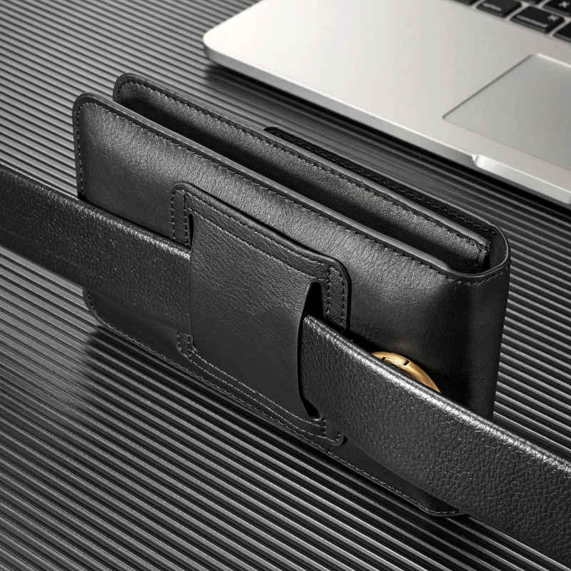 DG.MING Vīriešu ārējā telefona josta soma, PU āda; vertikāla kvadrāta forma; izmēri 19 cm x 10,5 cm; atvēršanas veids: vāciņš; piemērots brīvdabas ceļojumiem