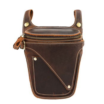 Мъжка чанта за гърди, унисекс стил, подплата от телешка кожа, подходяща за пътуване