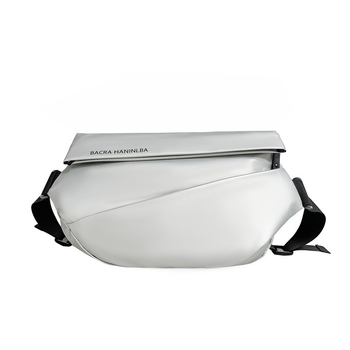 Vīriešu krūtssomai ar USB interfeisu, elpojoša membrāna, poliestera oderējums, vienkrāsains raksts, pavasaris 2024