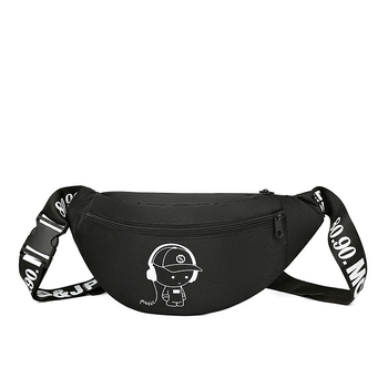 Vīriešu jostas soma – pilsētas vienkāršība, neilons, elpojoša, ļoti viegla, antibakteriāla, Liela ietilpība