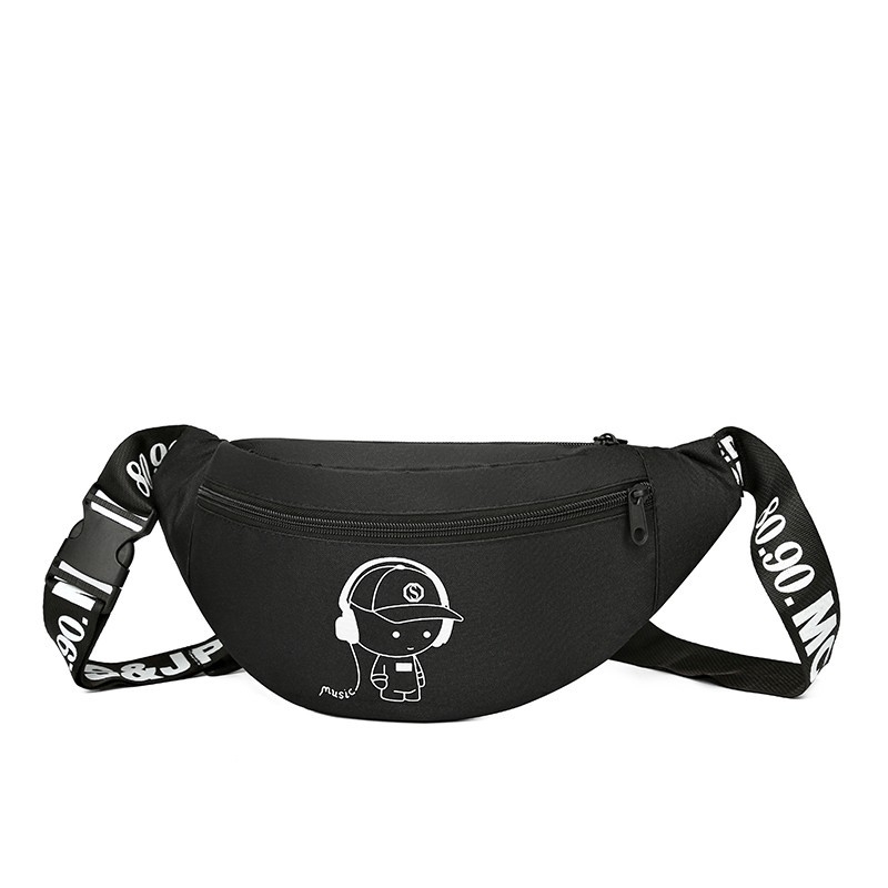 Vīriešu jostas soma – pilsētas vienkāršība, neilons, elpojoša, ļoti viegla, antibakteriāla, Liela ietilpība