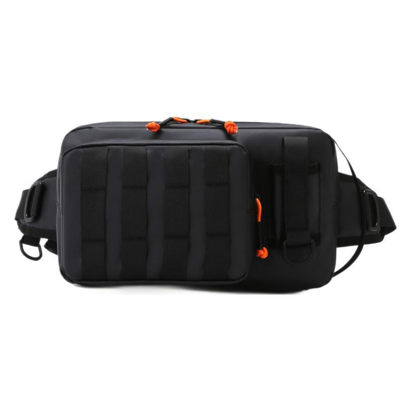 Sportinė juosmens krepšys lauko sportui, atspari vandeniui, unisex, nešiojama juosmeniu arba per petį, poliesteris