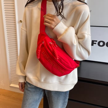 Nylon crossbody torba, street stil, zip zatvaranje, trodimenzionalni vanjski dizajn, unutarnja džep za mobitel