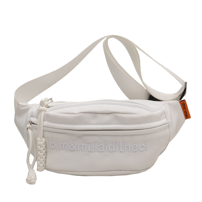 Nylon crossbody torba, street stil, zip zatvaranje, trodimenzionalni vanjski dizajn, unutarnja džep za mobitel