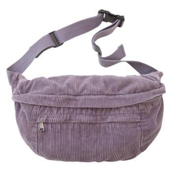 Corduroy crossbody torba sa zatvaračem na zip, unutarnji džep sa zipom i džep za identifikaciju, podstava od poliestera, gradski jednostavan stil