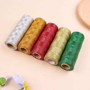 Жица за DIY бижута и опаковки за подаръци, дължина 100 м, коледна украса