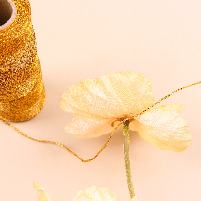 Жица за DIY бижута и опаковки за подаръци, дължина 100 м, коледна украса