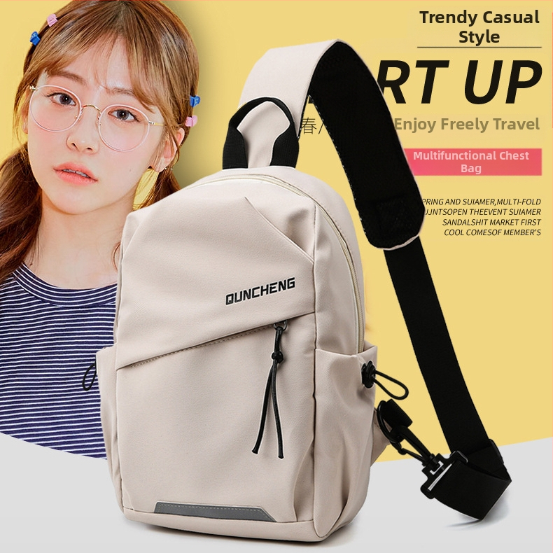 Нейлонова кръстосана чанта през рамо за спорт, унисекс, модел 5030, полиестерна подплата