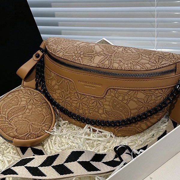 Geantă dumpling, stil urban simplu, crossbody cu buzunar intern și buzunar pentru telefon, închidere cu șnur, căptușeală poliester, o singură curea