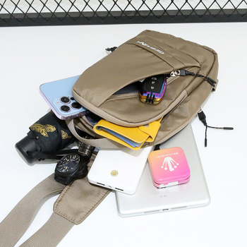 Vīriešu plecu soma, Unisex, Oksforda audums, ūdens atgrūdošs, ļoti viegls, poliestera oderē