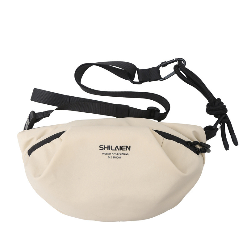 Vīriešu krūšu soma, ultra viegla neilona, elpojoša konstrukcija, ielu stila dizains, poliestera odere