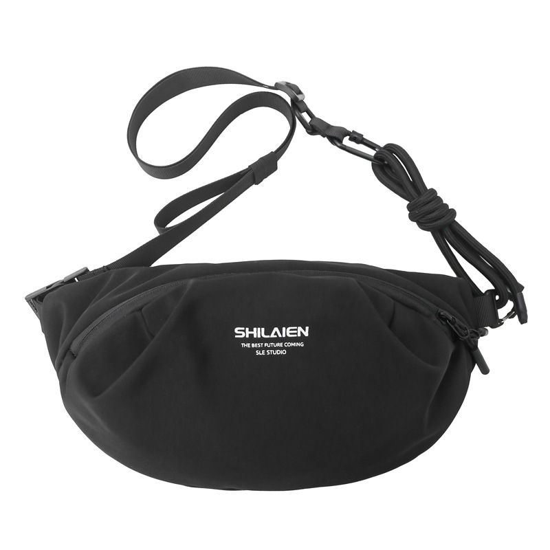 Vīriešu krūšu soma, ultra viegla neilona, elpojoša konstrukcija, ielu stila dizains, poliestera odere