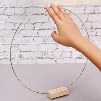 Централен декоративен елемент за маса – Bingo метална гирлянда, венец с ловец на сънища, стил 43746