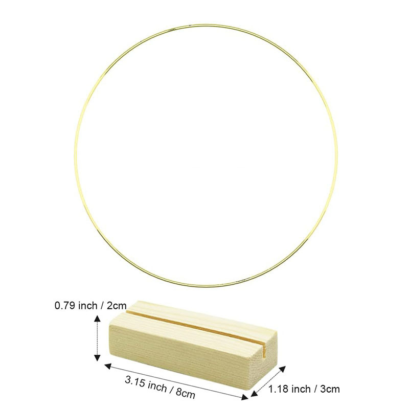 Централен декоративен елемент за маса – Bingo метална гирлянда, венец с ловец на сънища, стил 43746