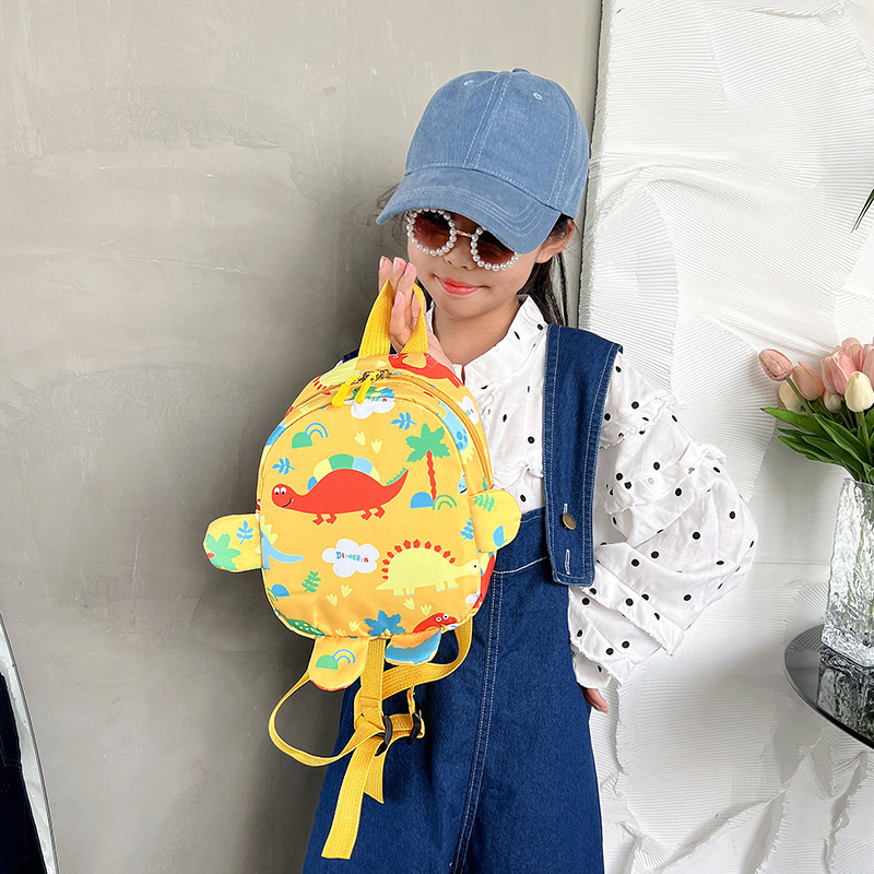 Vaiko dinoso crossbody kuprinė, nailonas, kvėpuojantis ir atsparus vandeniui, oro pagalvės dirželis, unisex, ikimokyklinio amžiaus, gyvūnų modelis