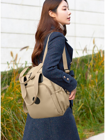 Νάιλον σακίδιο πλάτης για ταξίδια, αντικλοπής, αδιάβροχο και διαπνέον, εργονομικοί καμπύλοι ιμάντες